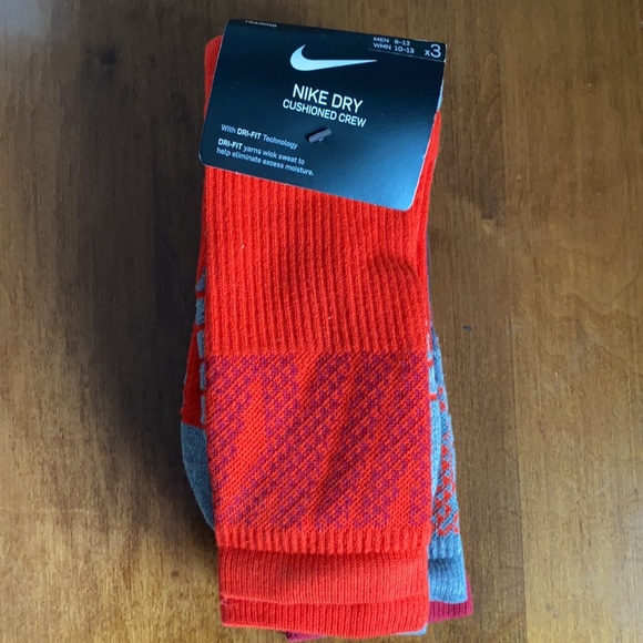 Men's Nike Dri-FIT 3-Pack Crew Socks - Picture 2 of 4